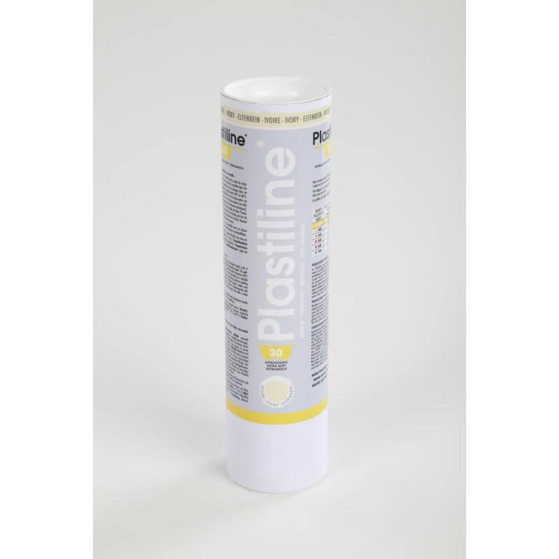 1 kg de plastiline dureté 30 (extra-souple) - Ivoire