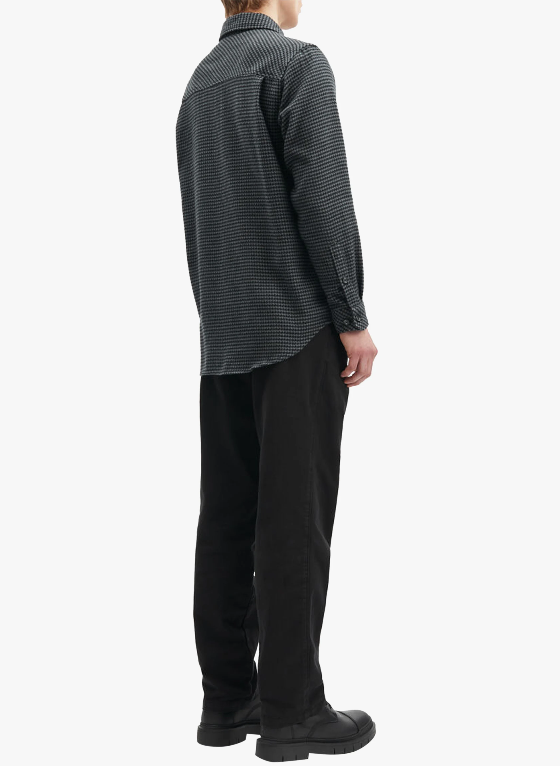 DAMON - Surchemise jacquard en coton | Gris