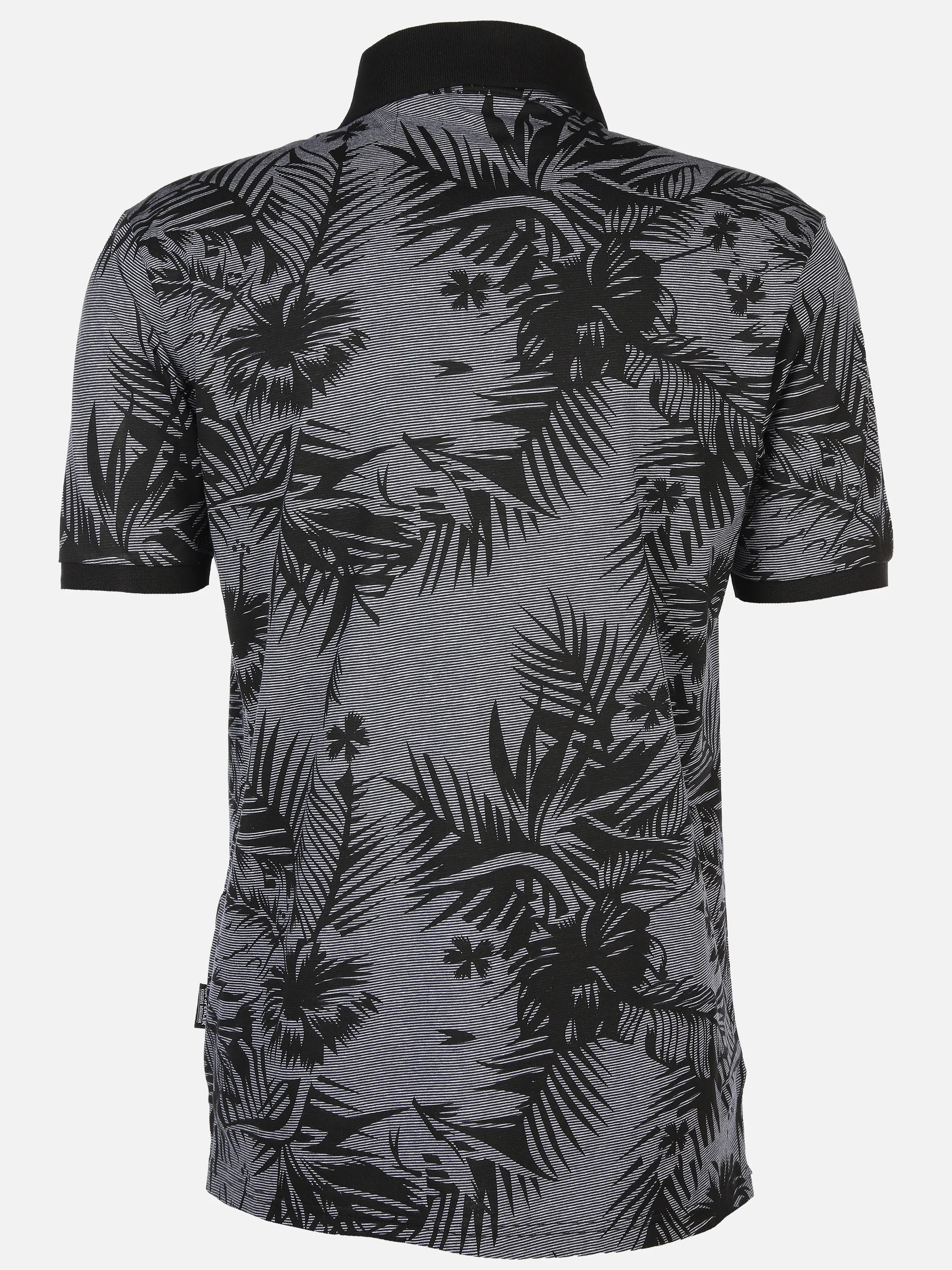 Herren Poloshirt mit Alloverprint
