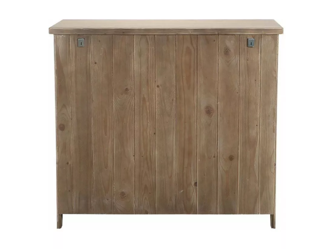 Commode 6 tiroirs Bois Marron - First Interior's