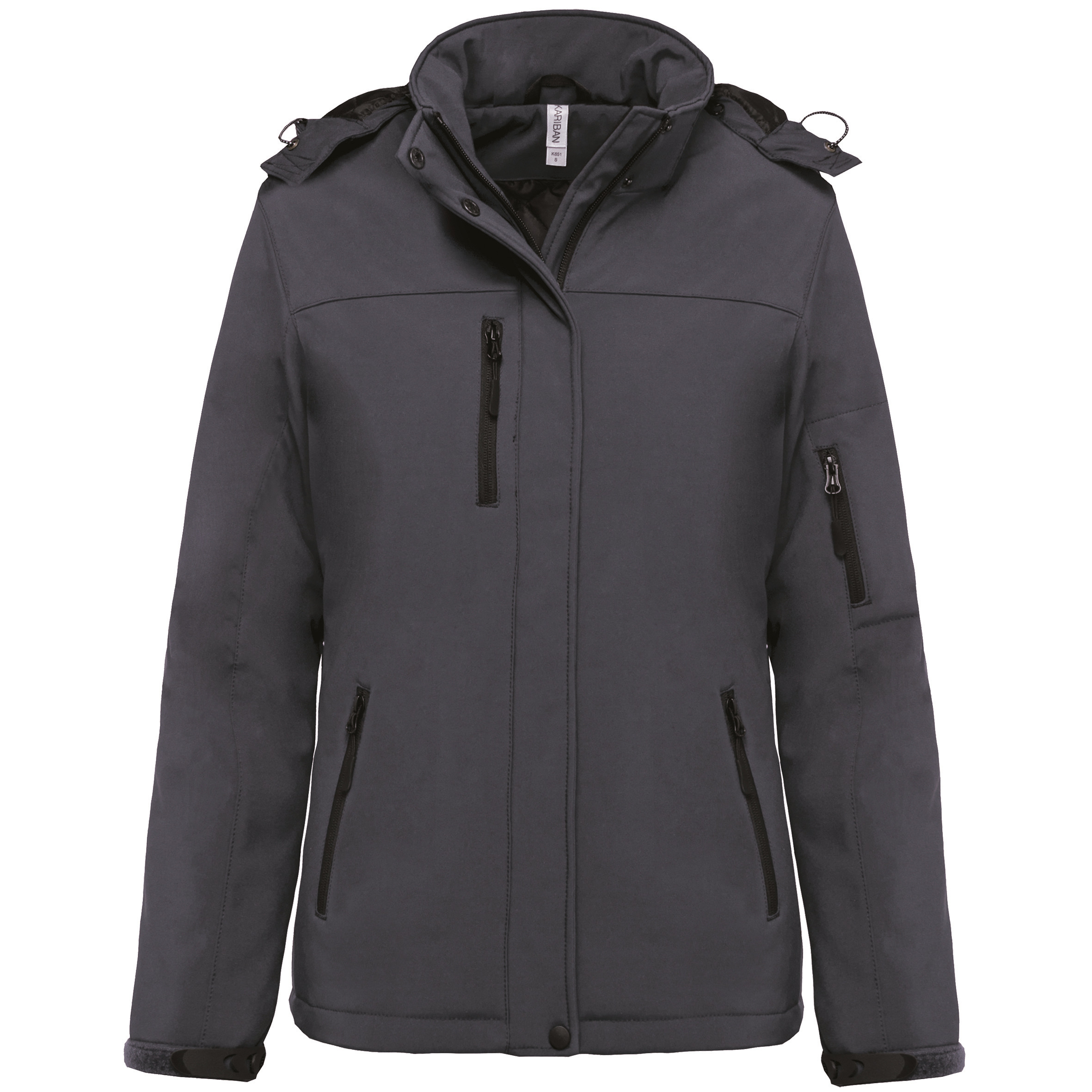 Kariban K651 - Parka softshell doublée capuche femme