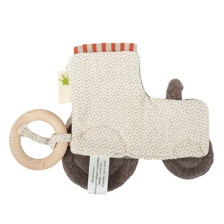 Sigikid Baby Knistergreifling Traktor, Green Bio Kollektion