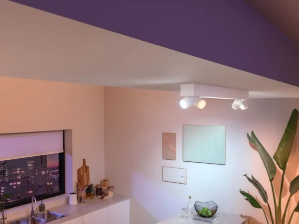 Philips Hue White and Color Ambiance Centris - Loftsspotlys og lysbarresæt - LED - GU10 - total: 40 W - klasse G - 2000-6500 K - hvid