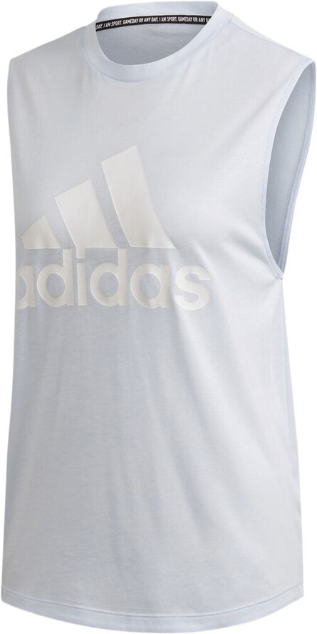 adidas Must Haves Badge of Sport tanktop Hvid