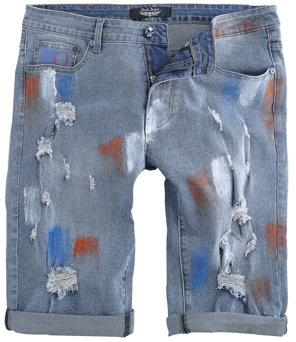 Short Délavé | Rock Rebel by EMP Short