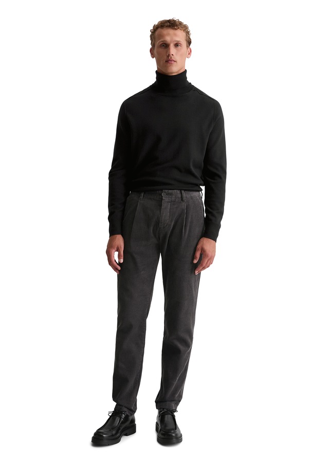 Marc O'Polo Cordhose »Osby Pleats«  tapered fit, aus reiner Bio-Baumwolle