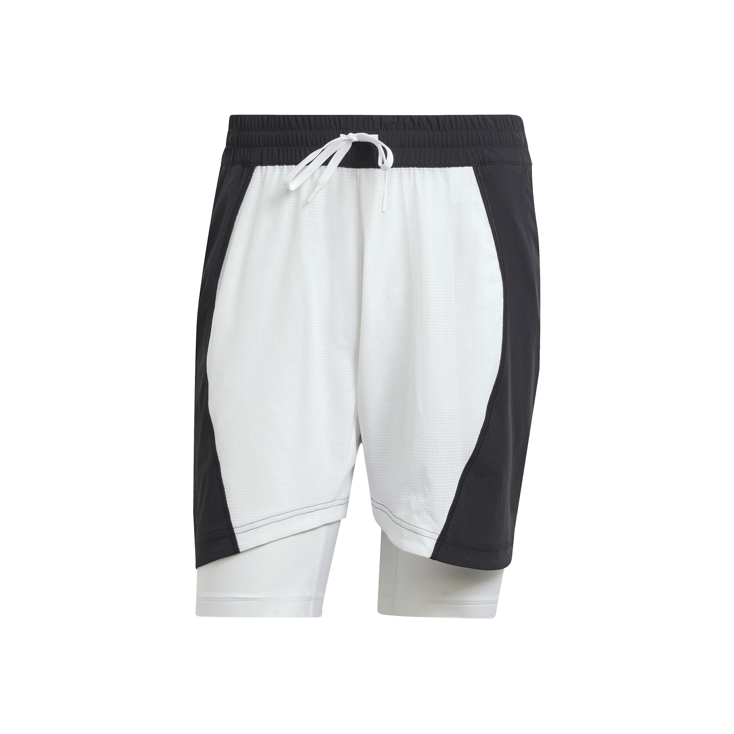 adidas Short & Set 6in Shorts Hommes - Blanc , Noir