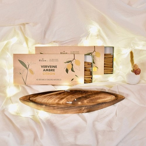 Pack 80 bâtonnets encens   porte-encens
