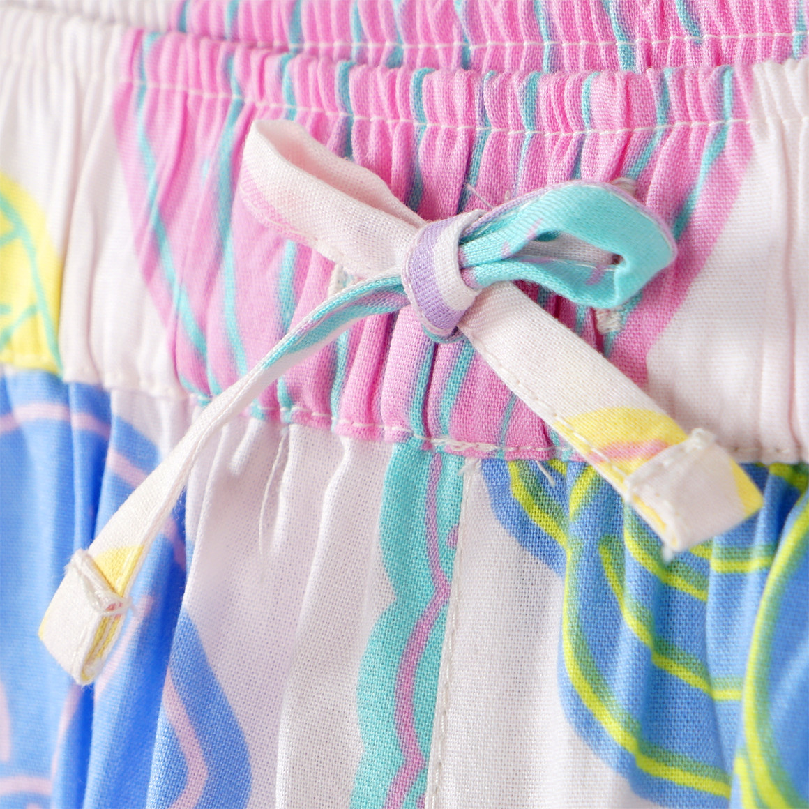 Topolino Mädchen Hose mit bunten Muscheln weiss