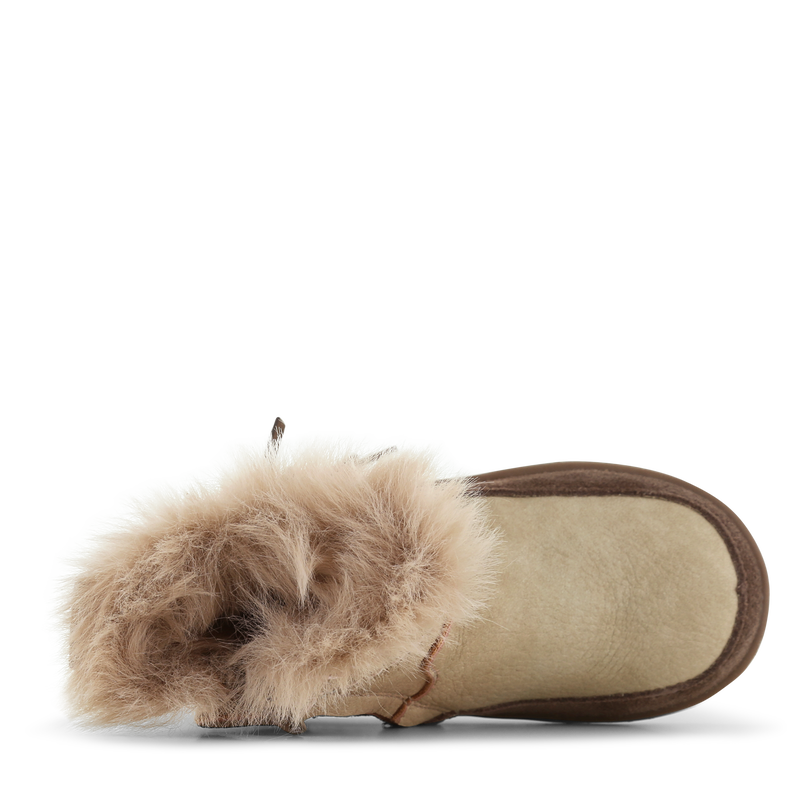 Shoesme taupe Stiefel mit flauschigem Futter