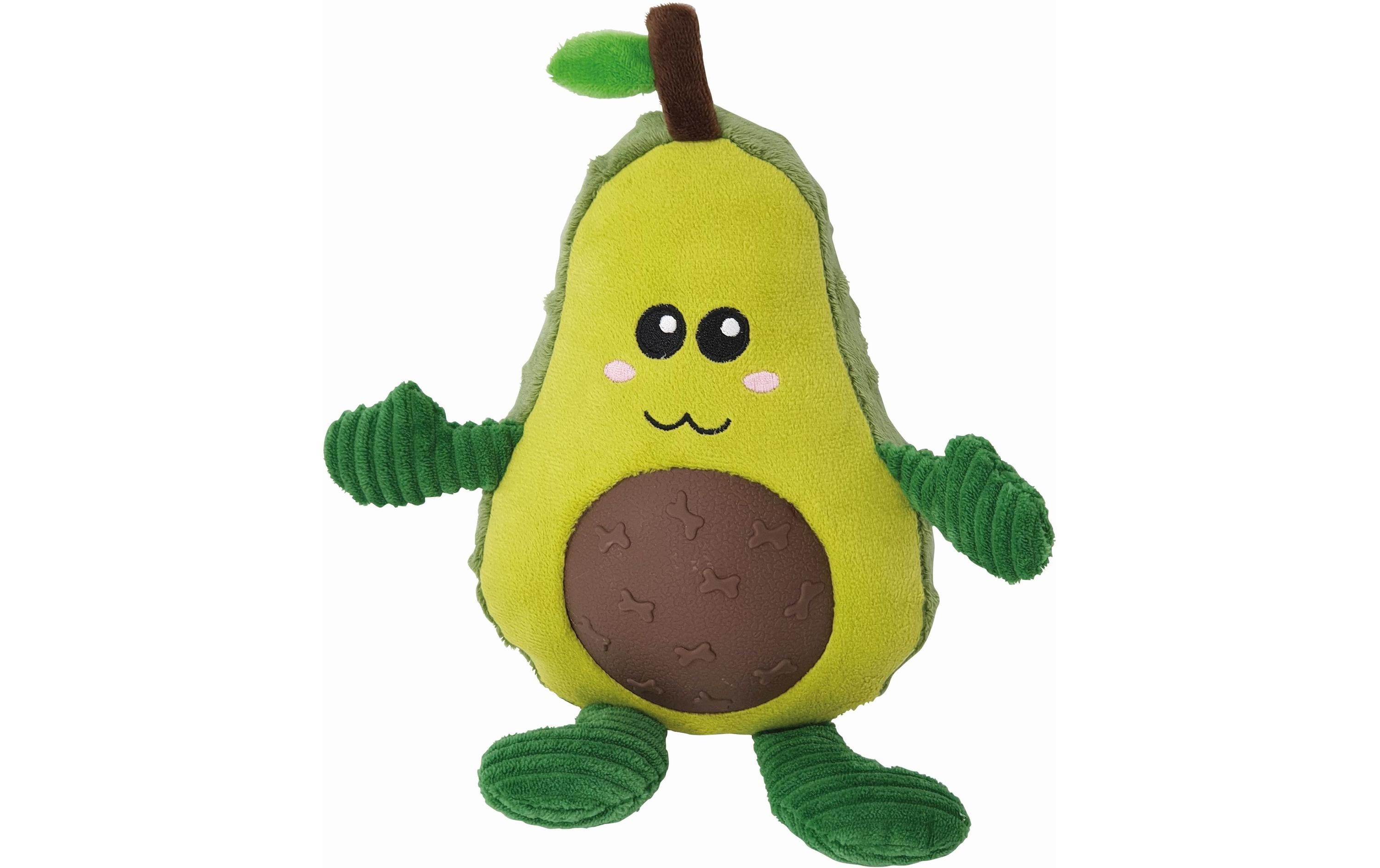 Hunde-Spielzeug Plüschgemüse Avocado, 25 cm, GrünPlüschtier