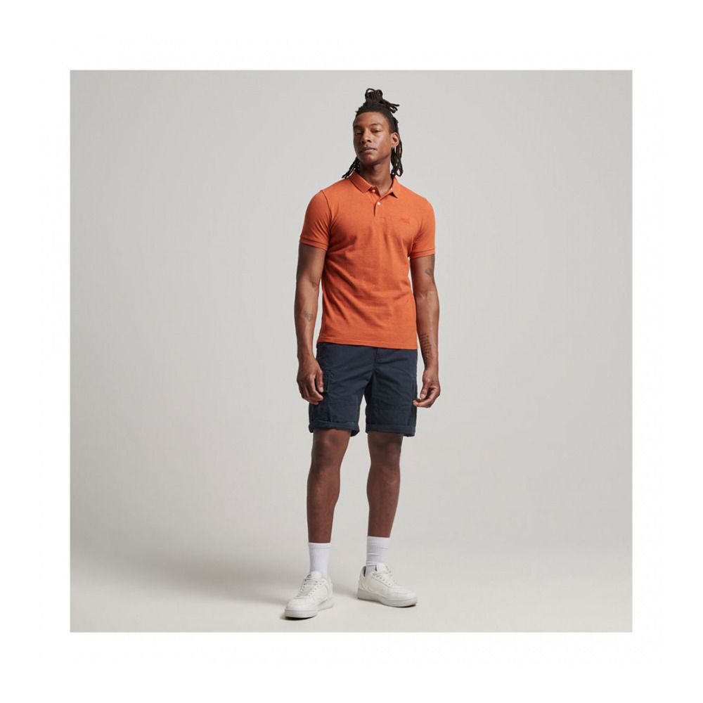 Superdry CLASSIC PIQUE - Polo Homme rust orange marl