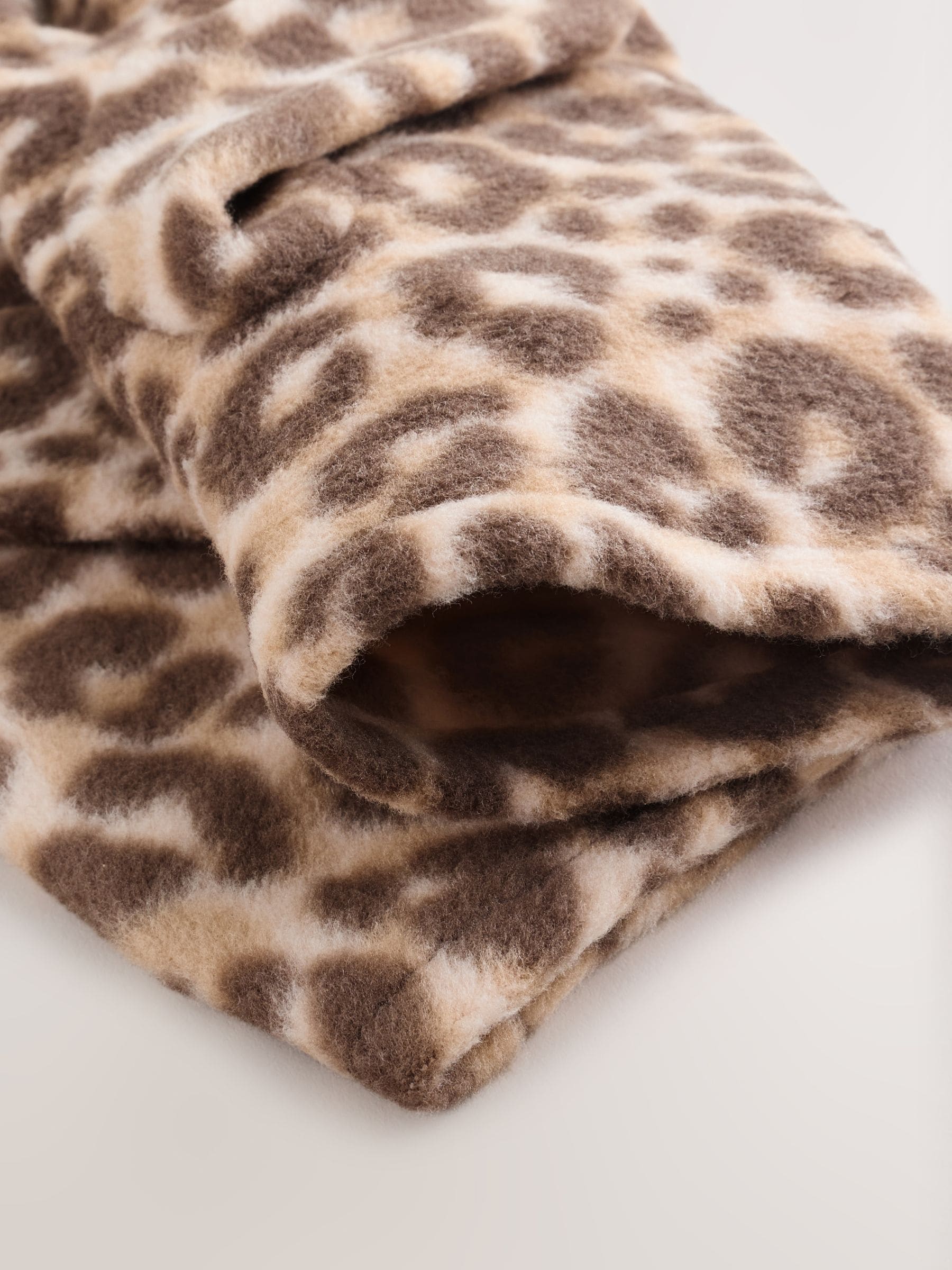 Luipaardprint - Fleece handschoenen