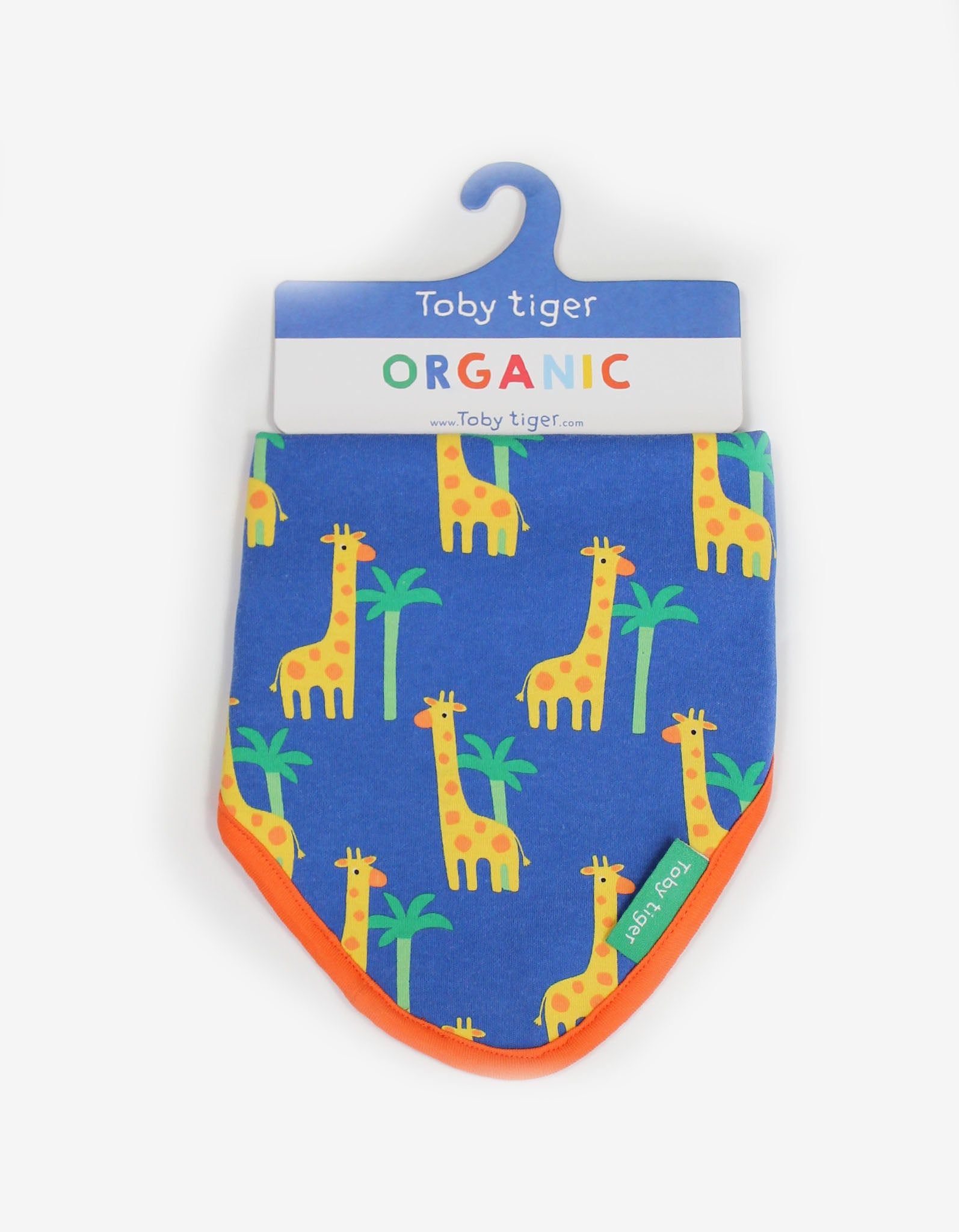 Toby Tiger Dreieckstuch, Lätzchen mit Giraffen Print