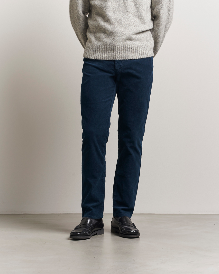 NN07 Tony Corduroy 5-Pocket Pants Navy Blue