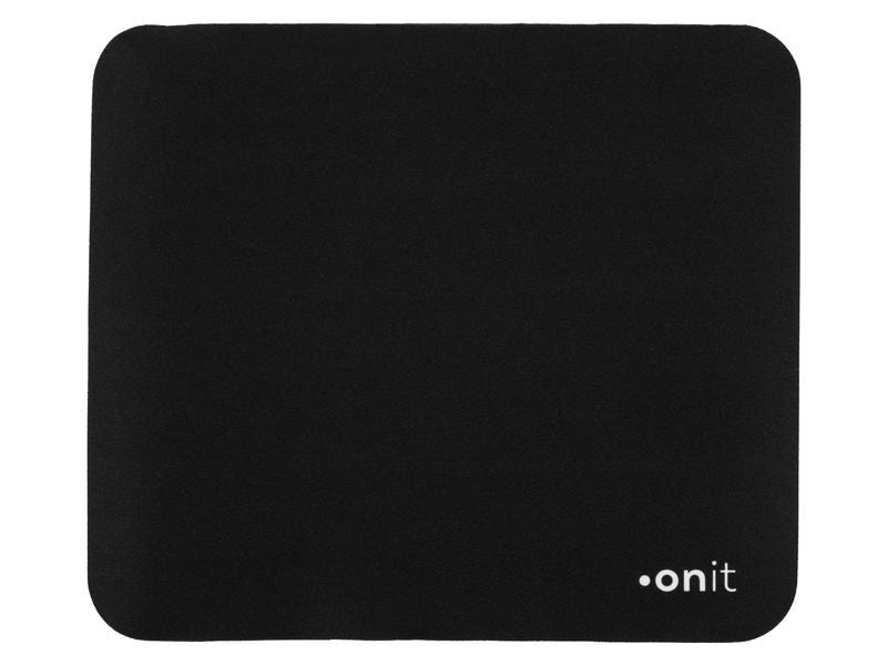onit Mausmatte Start Schwarz Mauspad aus weichem Schaumstoff