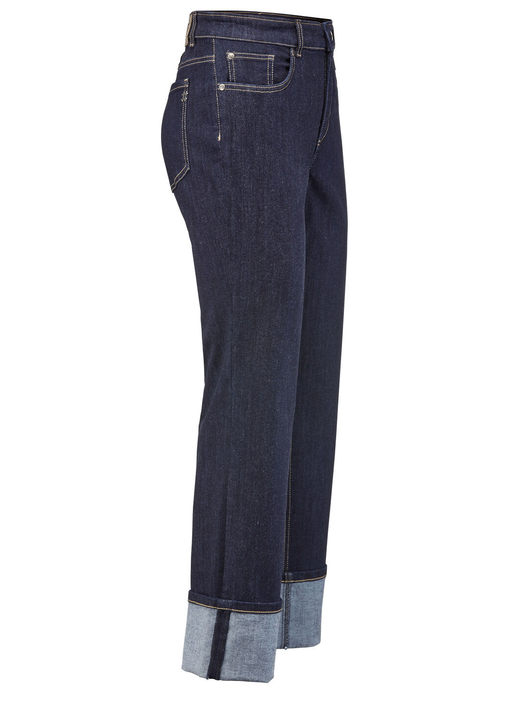 Magic-Jeans mit krempelbaren Aufschlägen