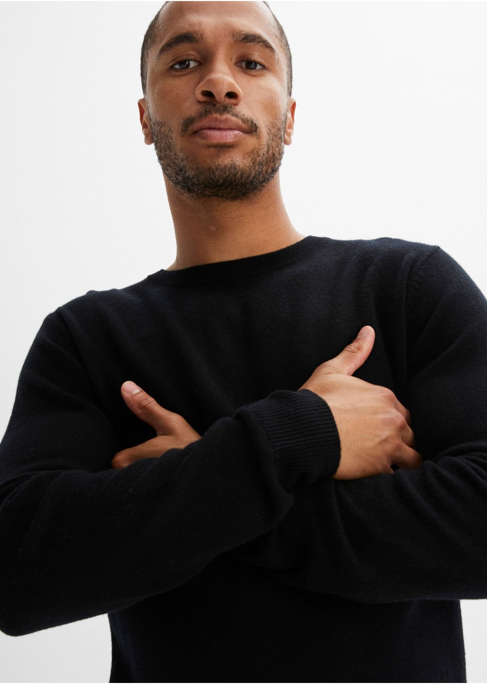 Pull en laine avec teneur en Good Cashmere Standard®, col rond