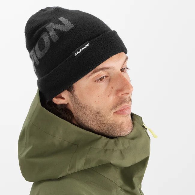 HERMITAGE BEANIE  Beaniemütze Unisex DEEPBLACK
