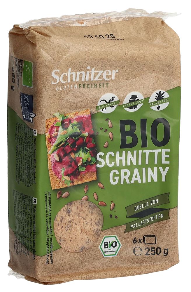 Schnitzer Bio Schnitte<br>250 g, Beutel, Grainy