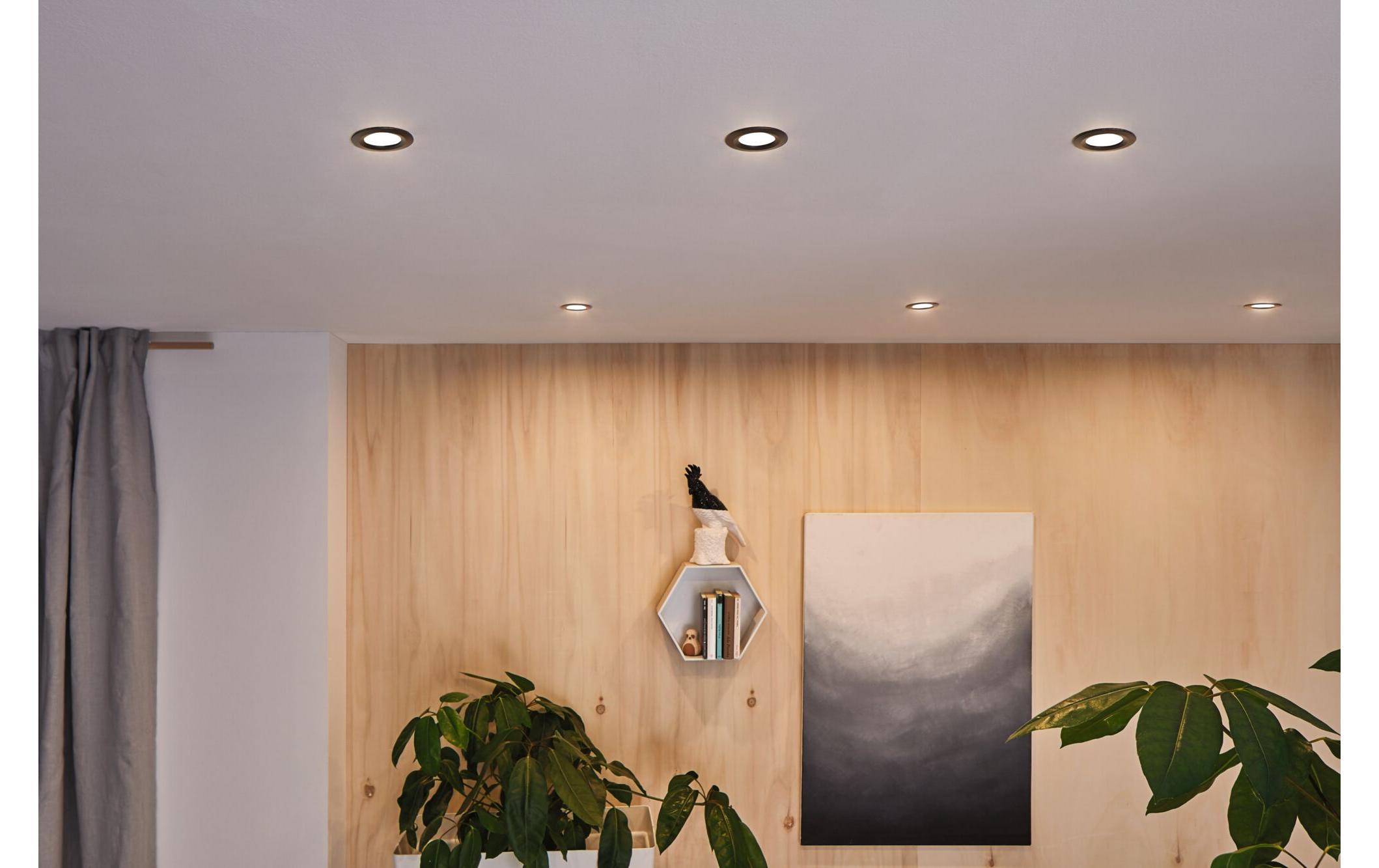 Einbauleuchte LED Calla Basisset schwenkbar Schwarz<br>LED Einbaustrahler