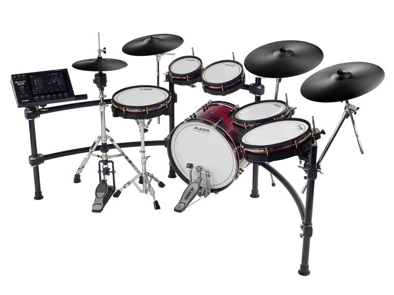 Alesis E-Drum Strata Prime 10-teiliges E-Drum-Set mit Touch-Screen Drum-Modul
