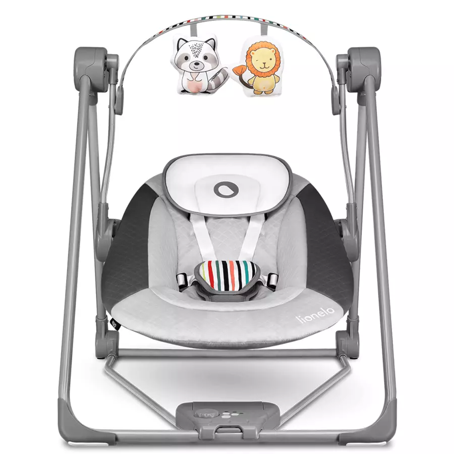 lionelo Babywippe Otto Cozy Grey
