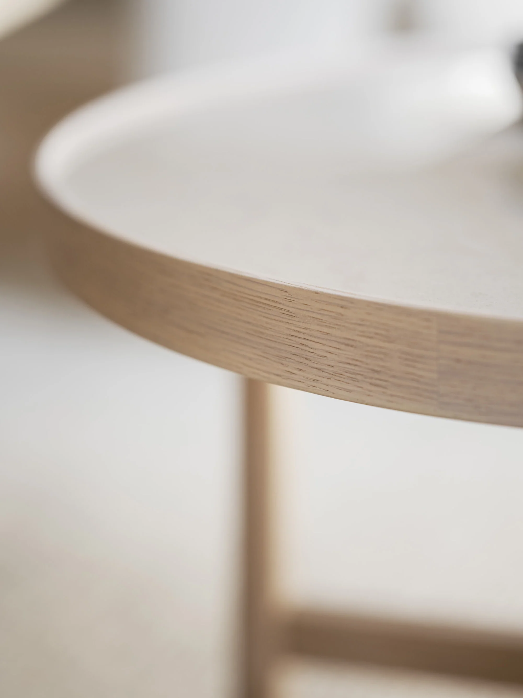Ronde salontafel Marsden van eikenhout, Ø 60 cm