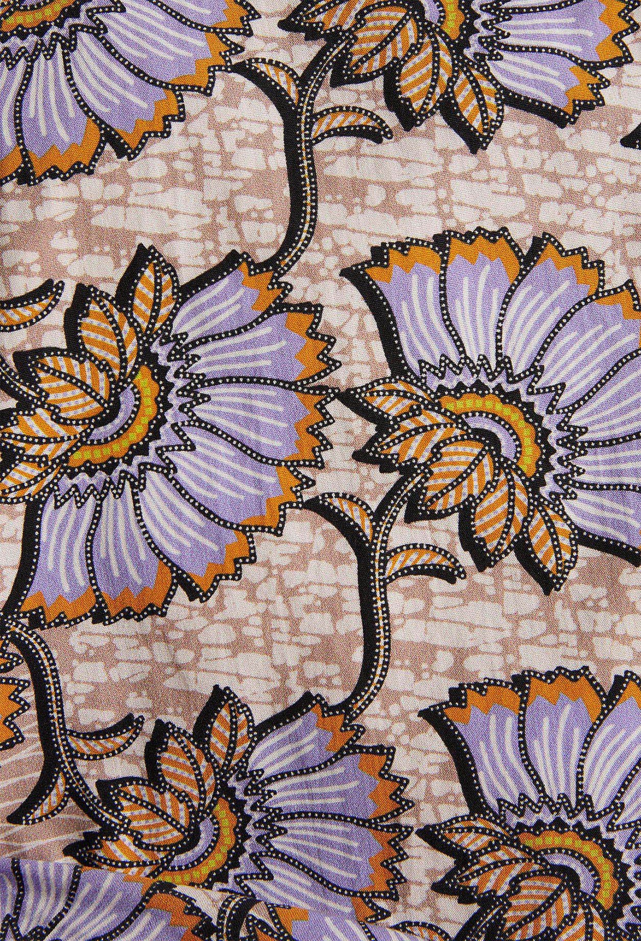 Blouse fleurie en coton biologique