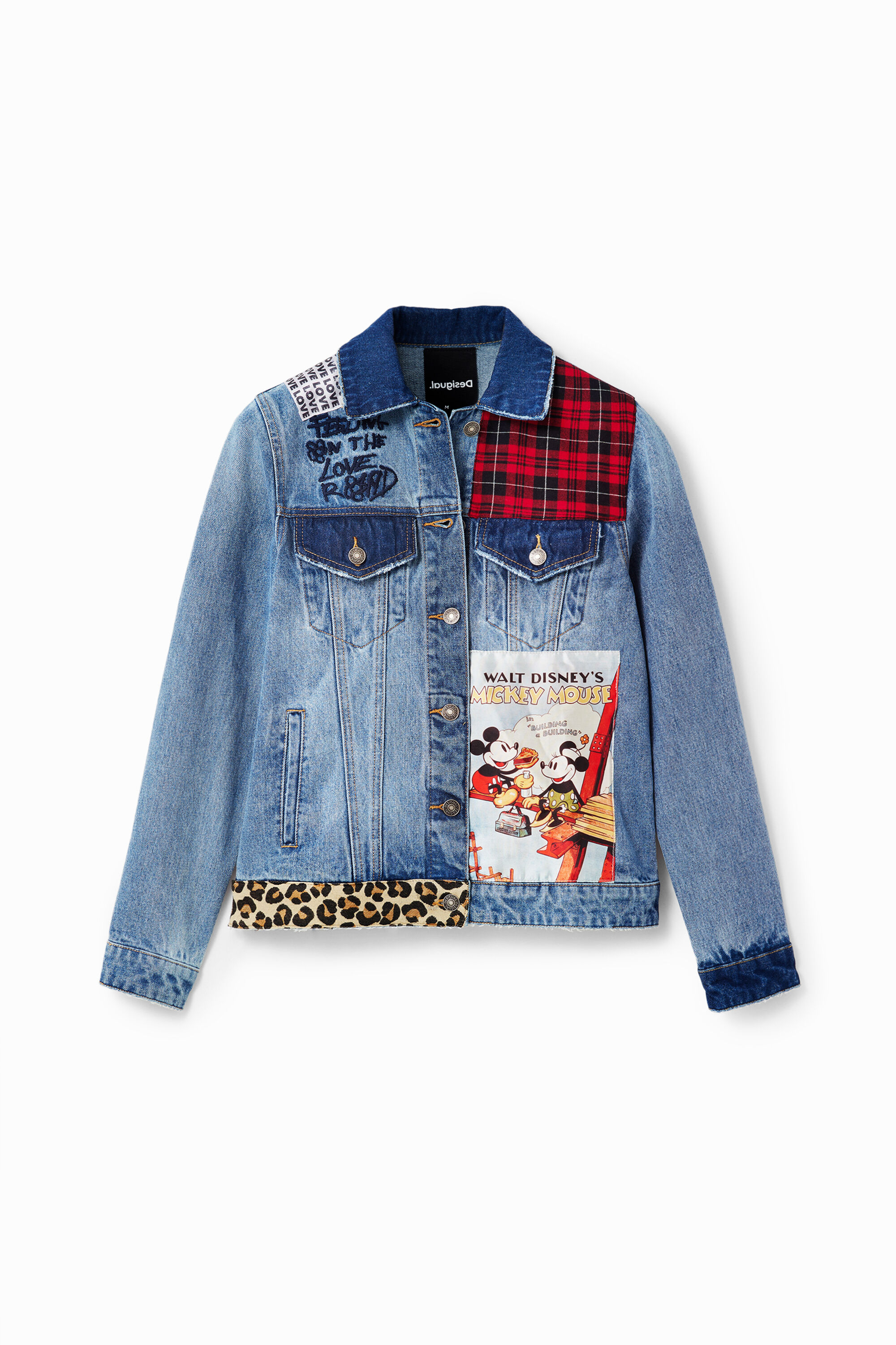 Veste trucker jean Mickey Mouse