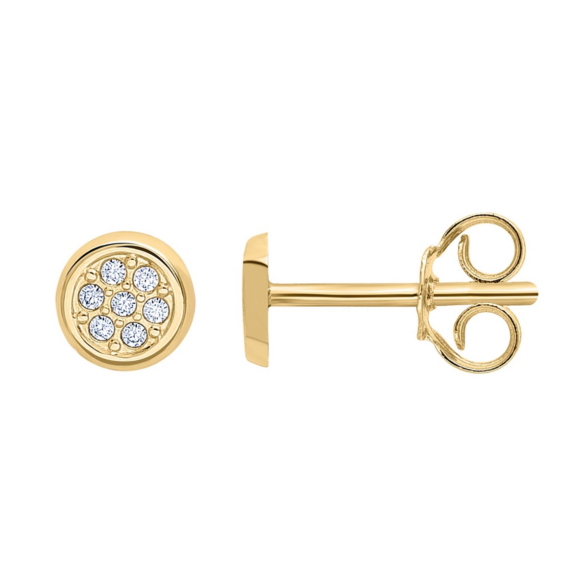 Boucles d'oreilles Brillaxis puces oxydes