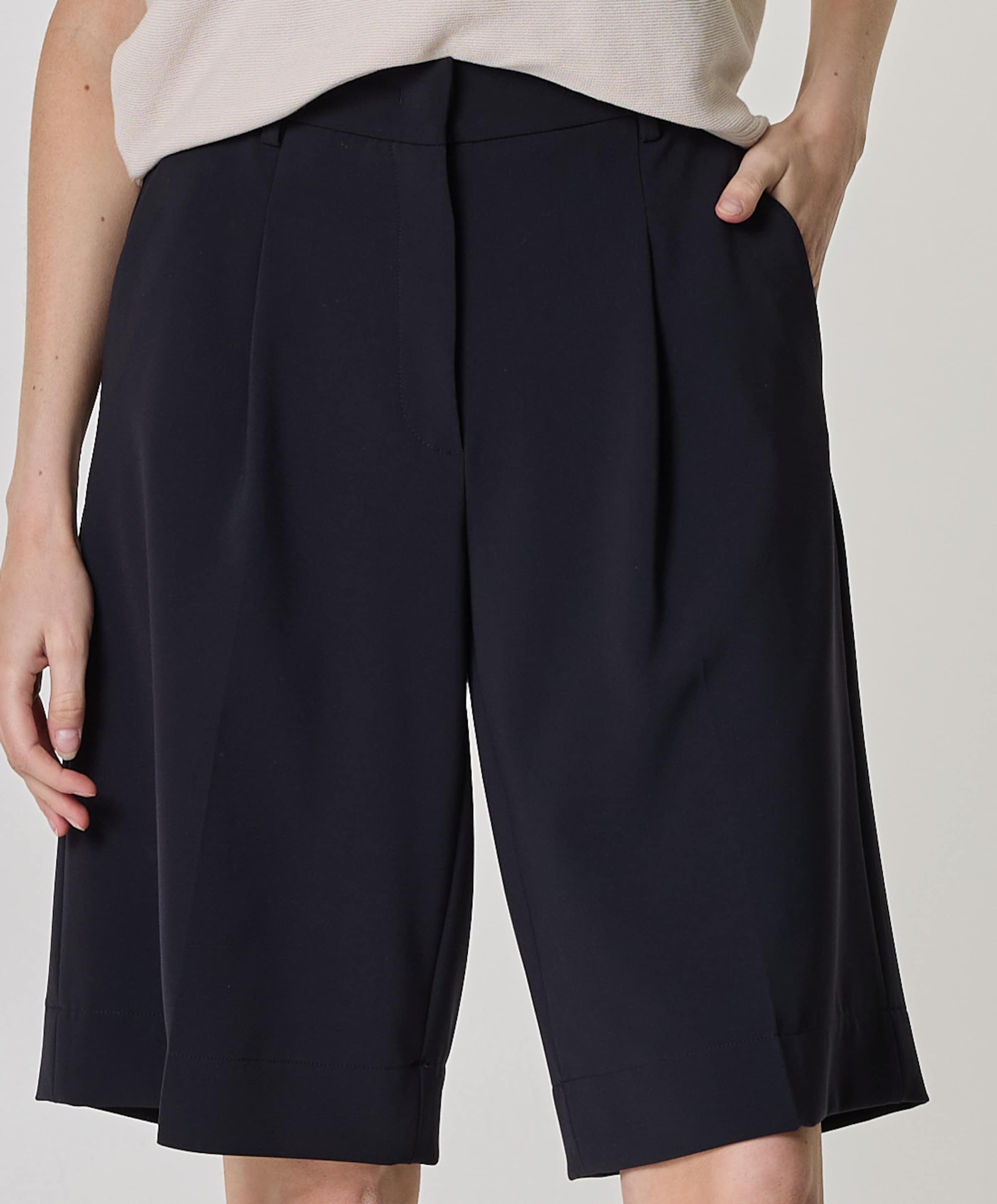 Cambio Anna dames bermuda blauw