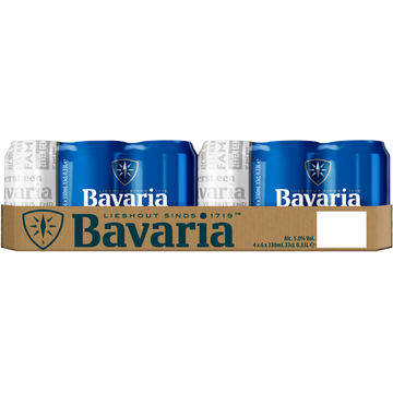 Bavaria - Pilsener - Blik - 4 x 6 x 330ML