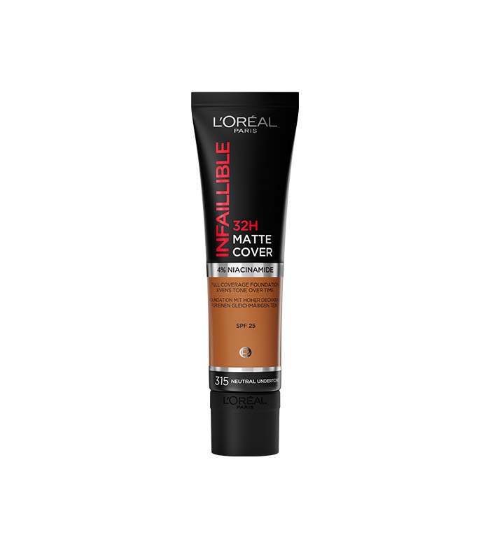 Loreal Paris - Infallible 32H Matte Cover Foundation - 315: Tom neutro