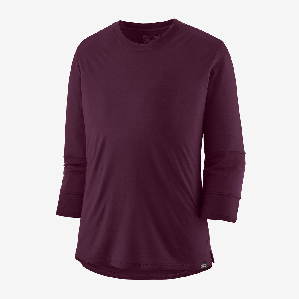 Damen-Radtrikot aus Merinowolle mit 3/4-Ärmeln