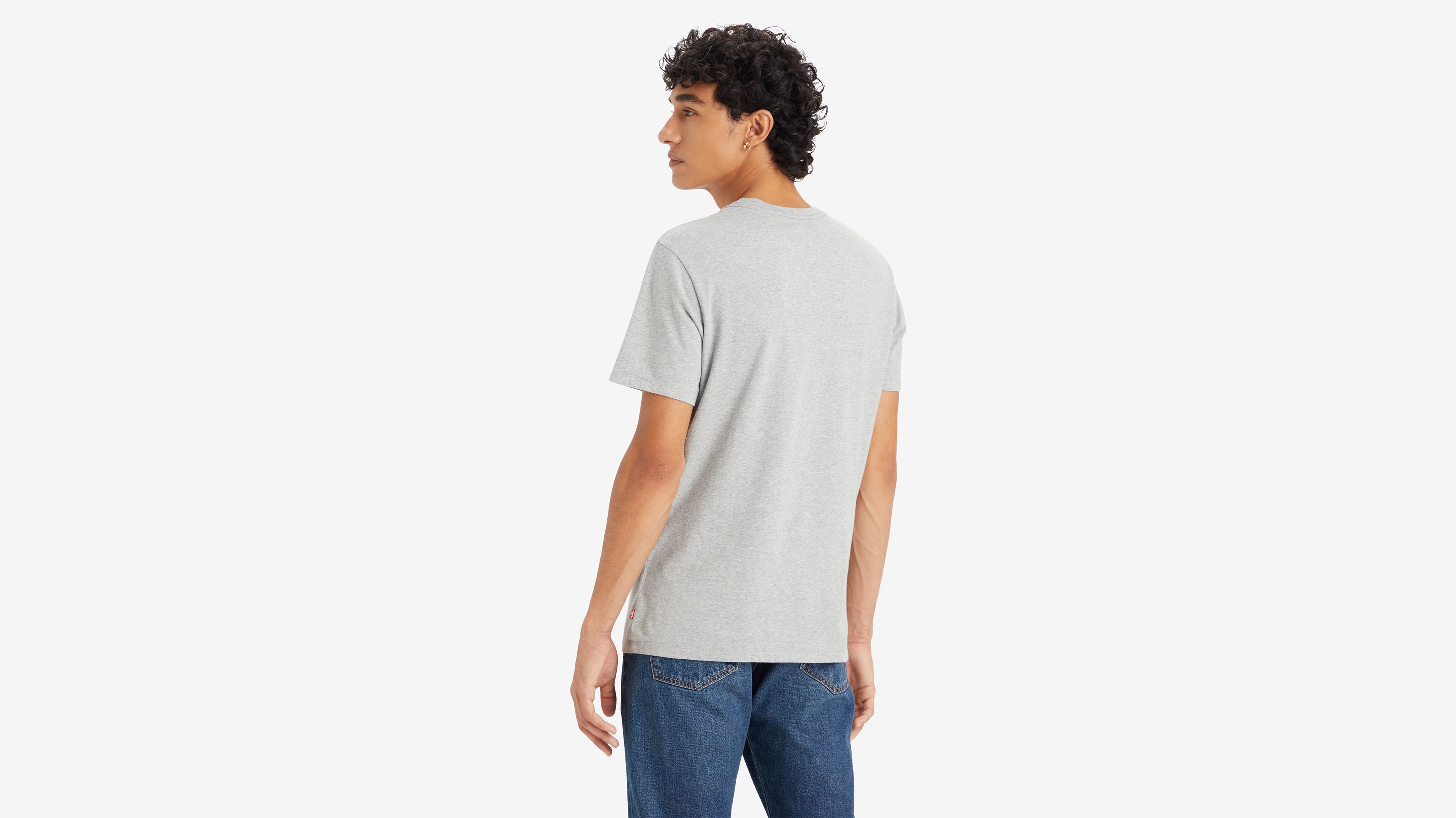 T-shirt graphique Classic - Levi Archival Midtone Heather Gray - Gris