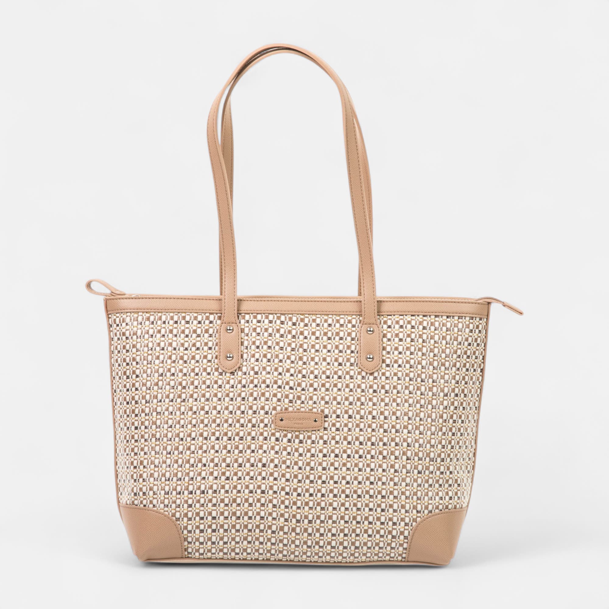 Sac de shopping taupe
