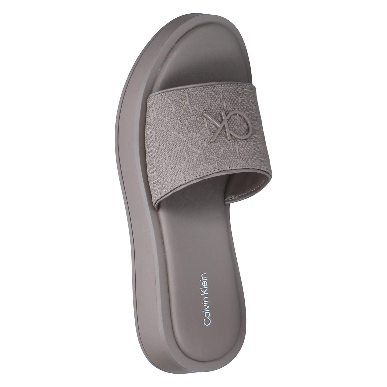 Calvin Klein Pantoletten  - taupe