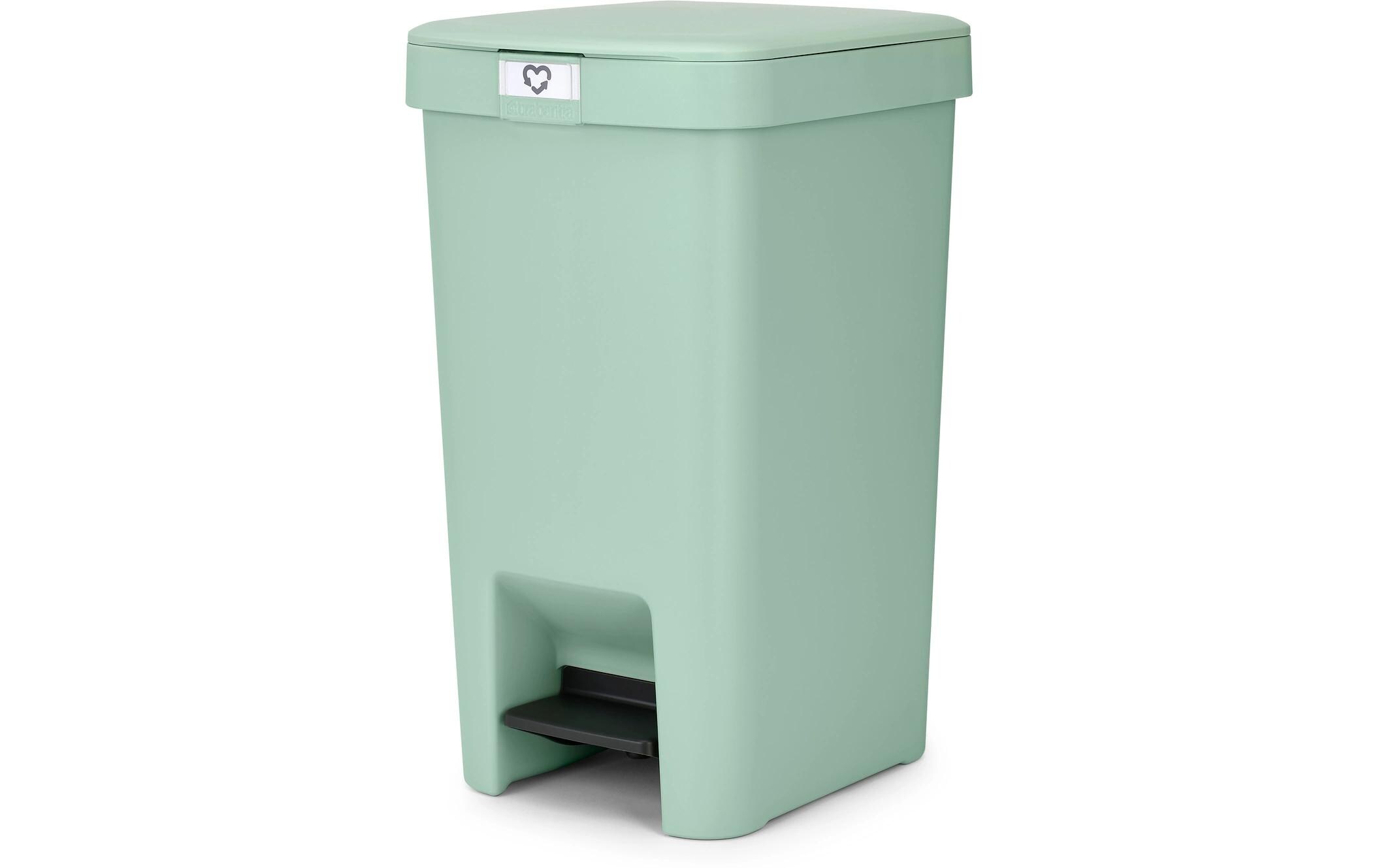 Recyclingbehälter StepUp 16 l, GrünTreteimer für Recycling Materialien