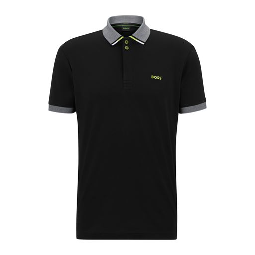 Boss Green Paddy 1 Polo T-shirt, Sort, M