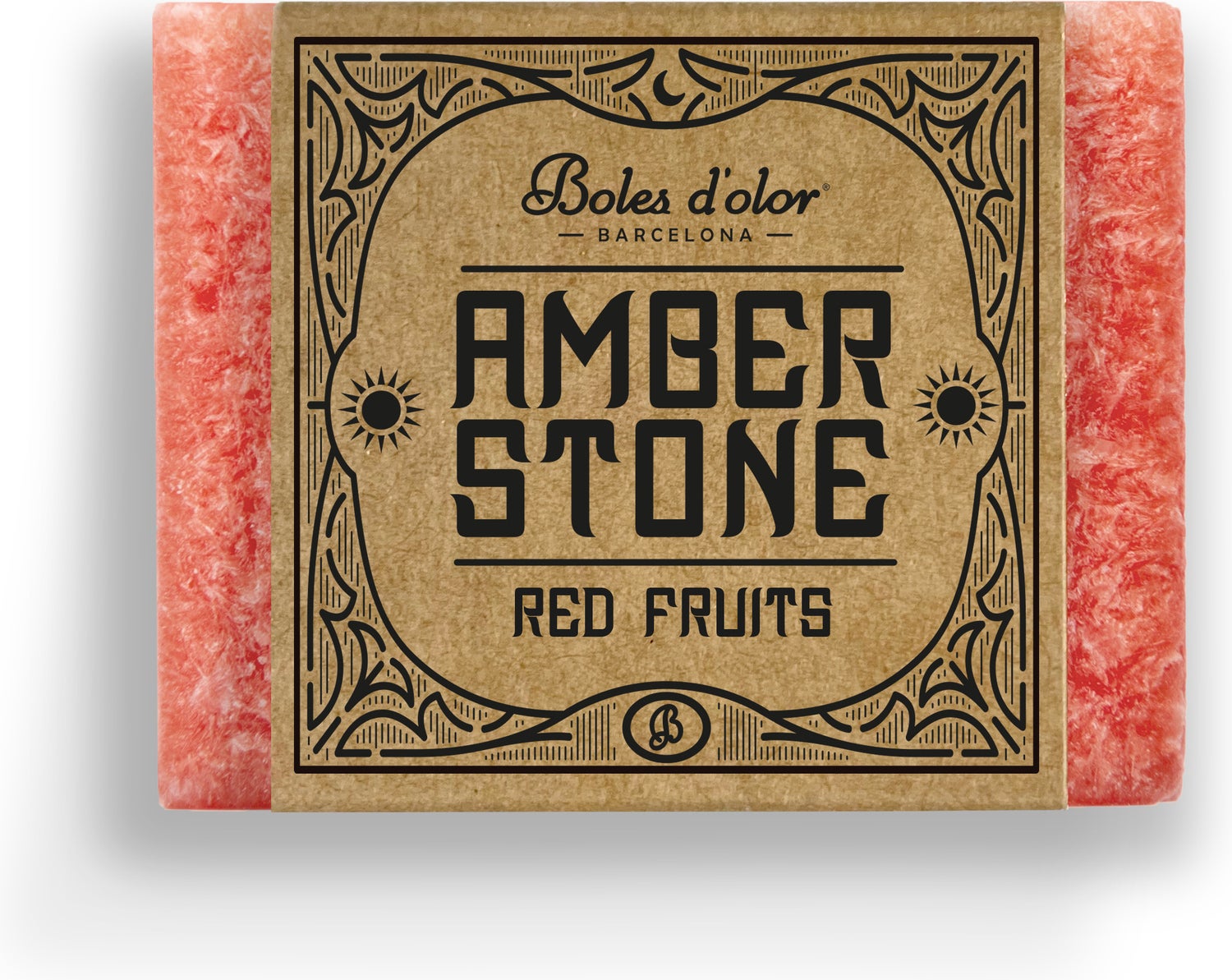 Boles d'olor amberblokje Red Fruits rood 4,5 x 3,5 x 2 cm