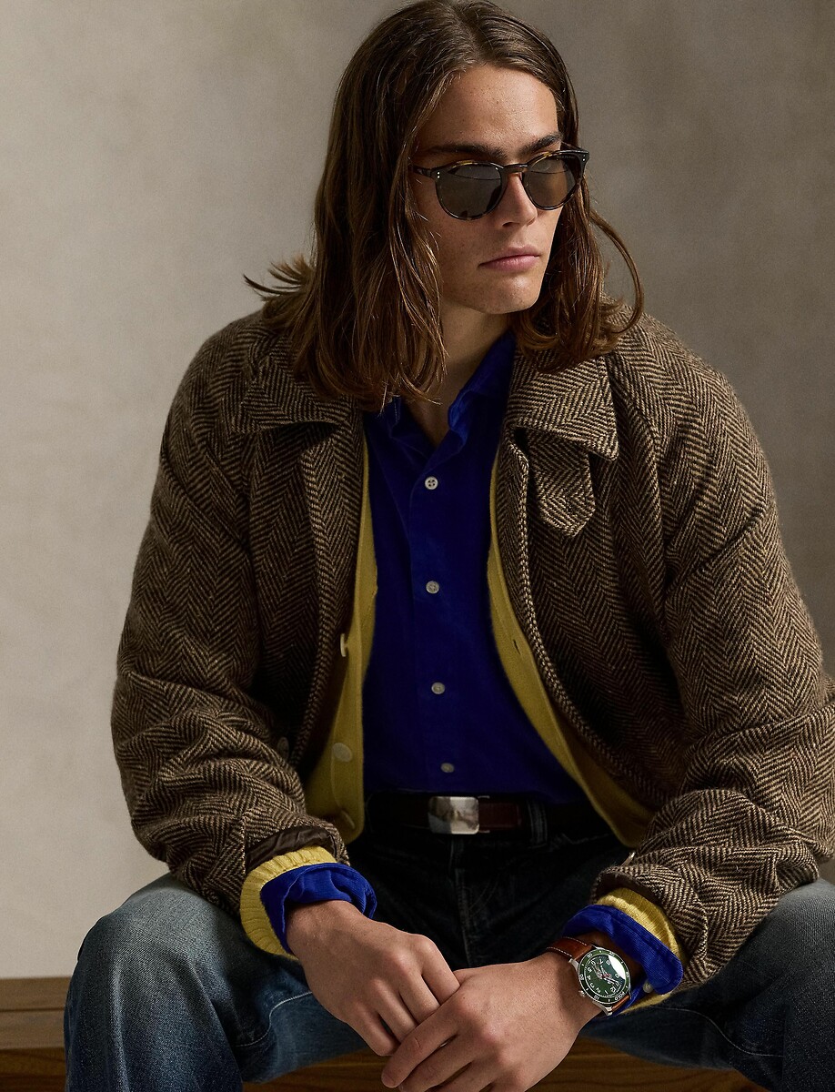 Camisa de veludo cotelê de manga comprida POLO RALPH LAUREN
