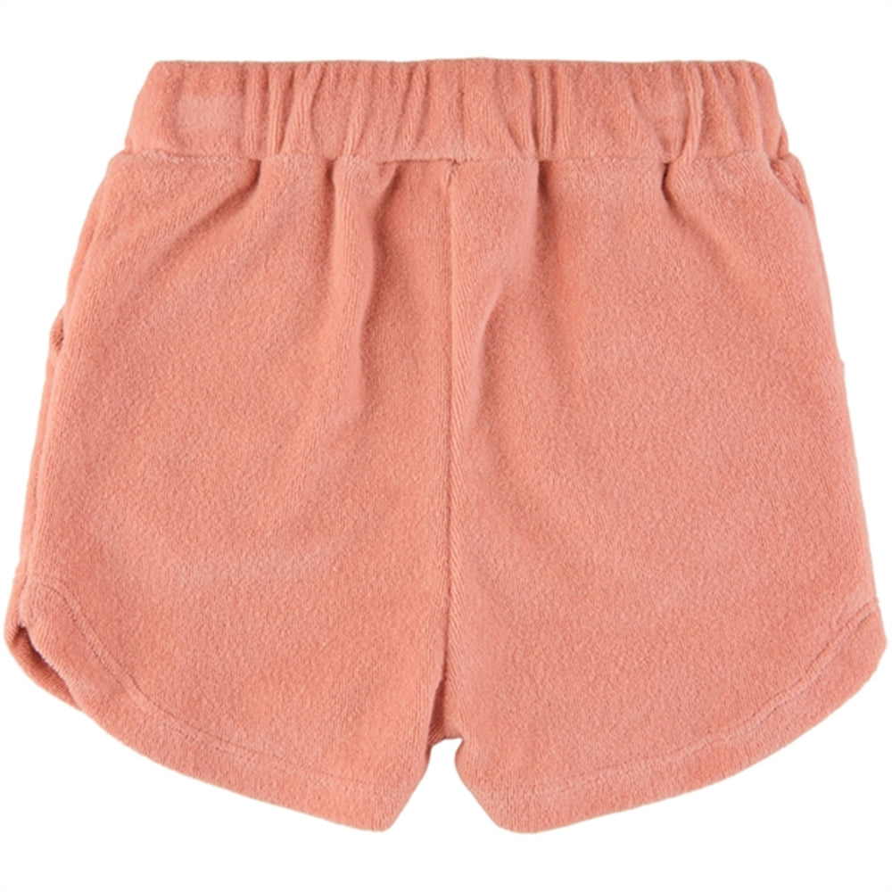 Peach Beige Gertrud Terry Shorts