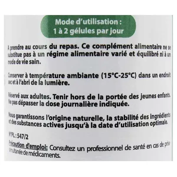 Vit'all+ Erva de São João 250mg Orgânica 60 Cápsulas Vegetais
