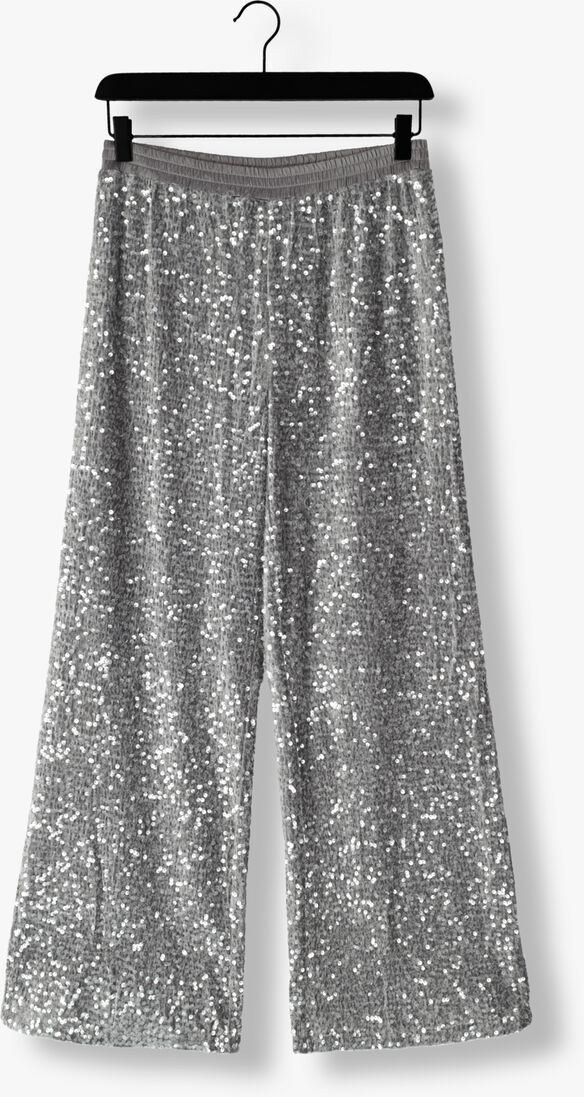 zilveren summum broeken pants sequins velour