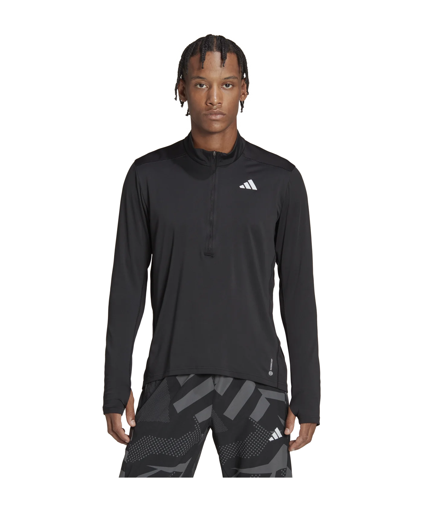 adidas Halfzip Sweatshirt Schwarz