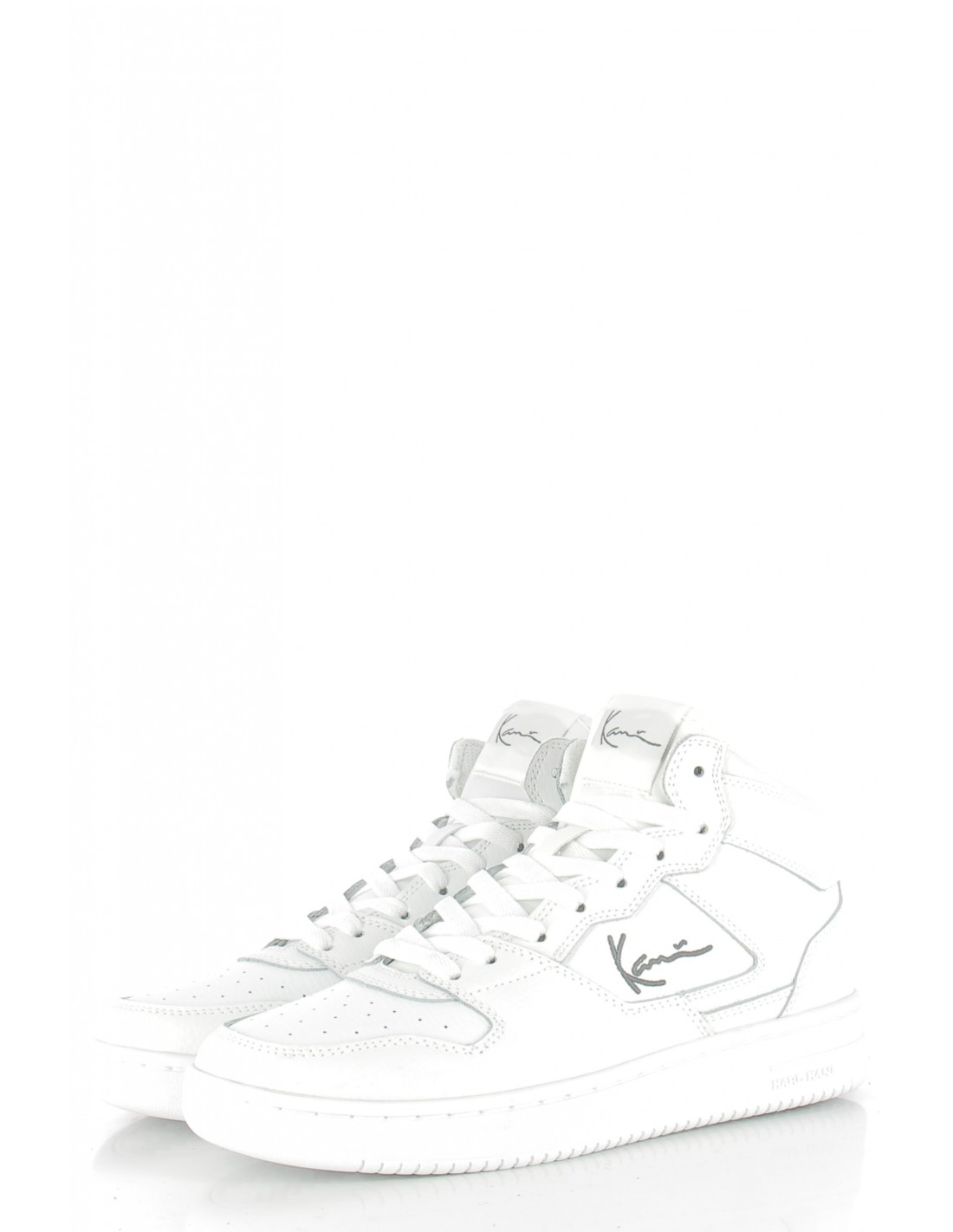 karl kani sneakers montantes homme kani 89 high prm cuir blanc