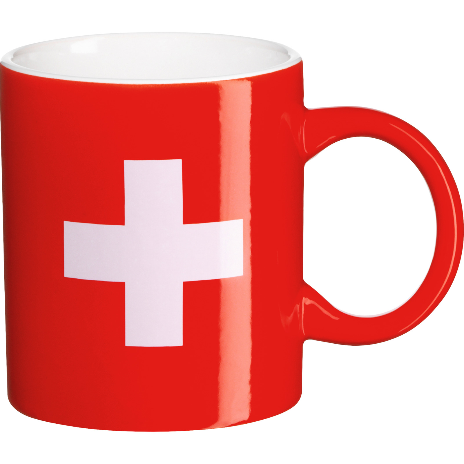 Kaffeetasse mit Schweizer Kreuz