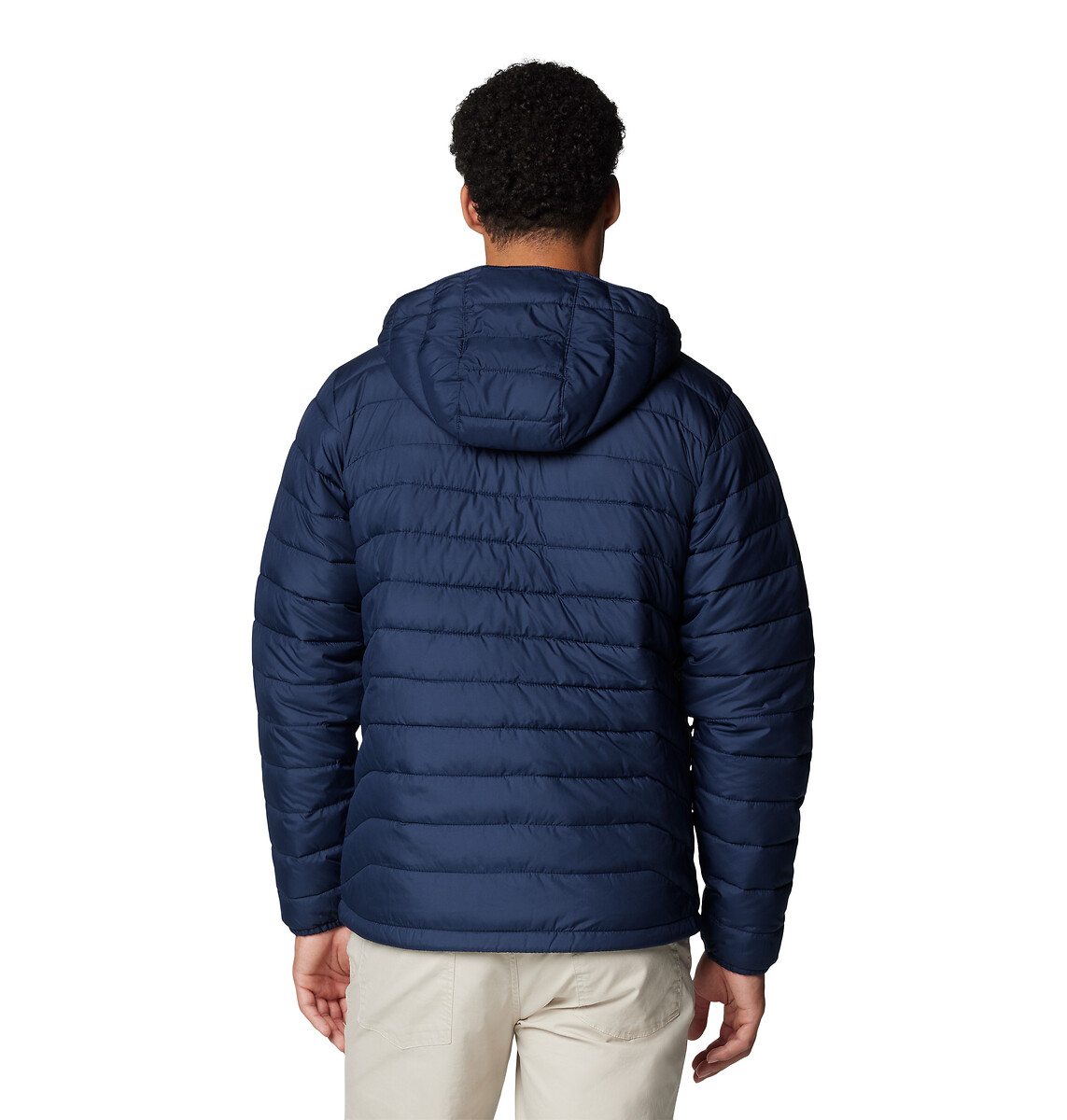 COLUMBIA<br>Donsjas com kap Powder Lite