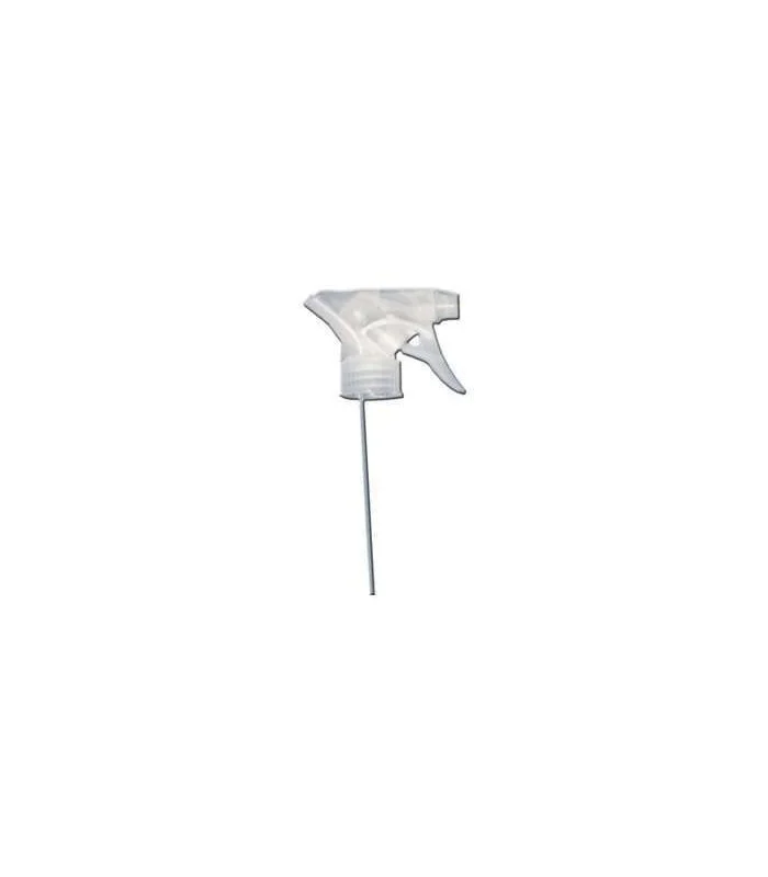 Pompe pistolet  blanche transparent